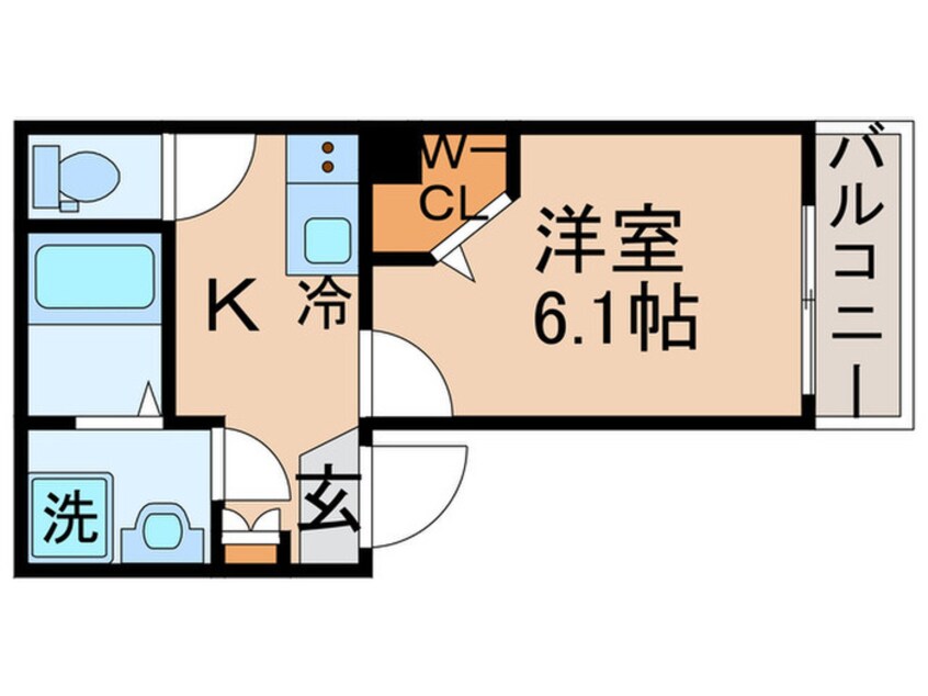 間取図 KLEIS青井