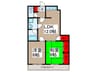 栄マンション 2LDKの間取り