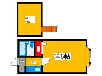 間取図 ローズアパートQ64