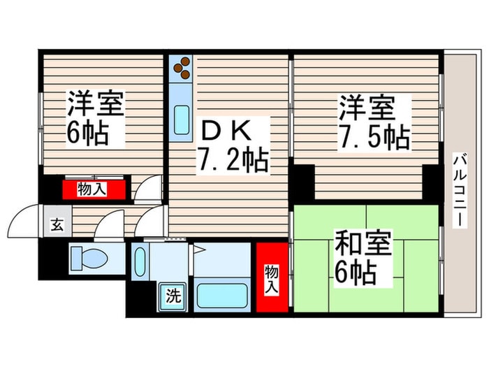 間取り図 カ－サ・デル・ソル