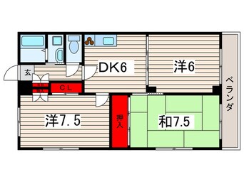 間取図 カ－サ・デル・ソル