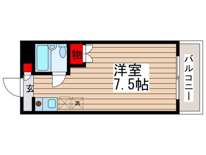 間取図 トップ北小金第１