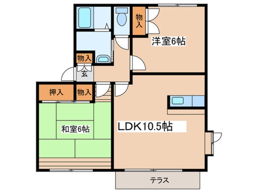 間取図 ルミエ－ル