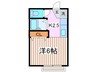 Ｍｉｋｉ福島 1Kの間取り