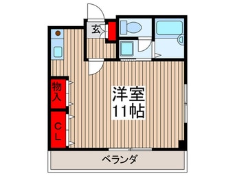 間取図 フラット戸田公園