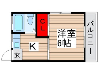 間取図 ハイツタカヒラ