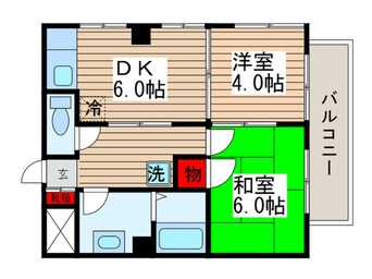 間取図 エストワールクロダ