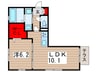 Ｈａｌｅ　Ａｓａｍａ 1LDKの間取り