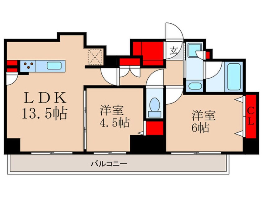 間取図 鍋横アパートメントハウス