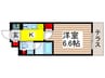ストーリア市川行徳 1Kの間取り