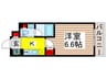 ストーリア市川行徳 1Kの間取り