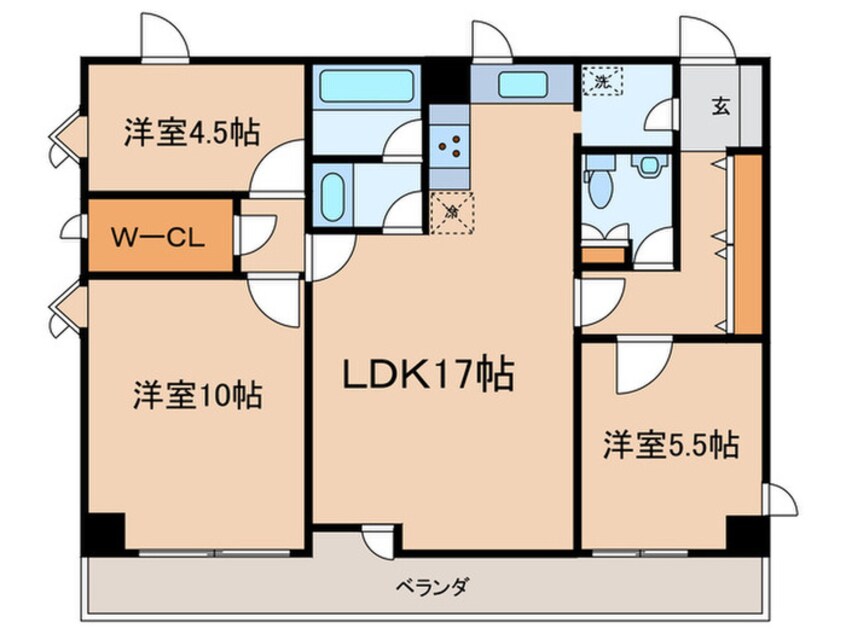 間取図 カ－サドルチェ