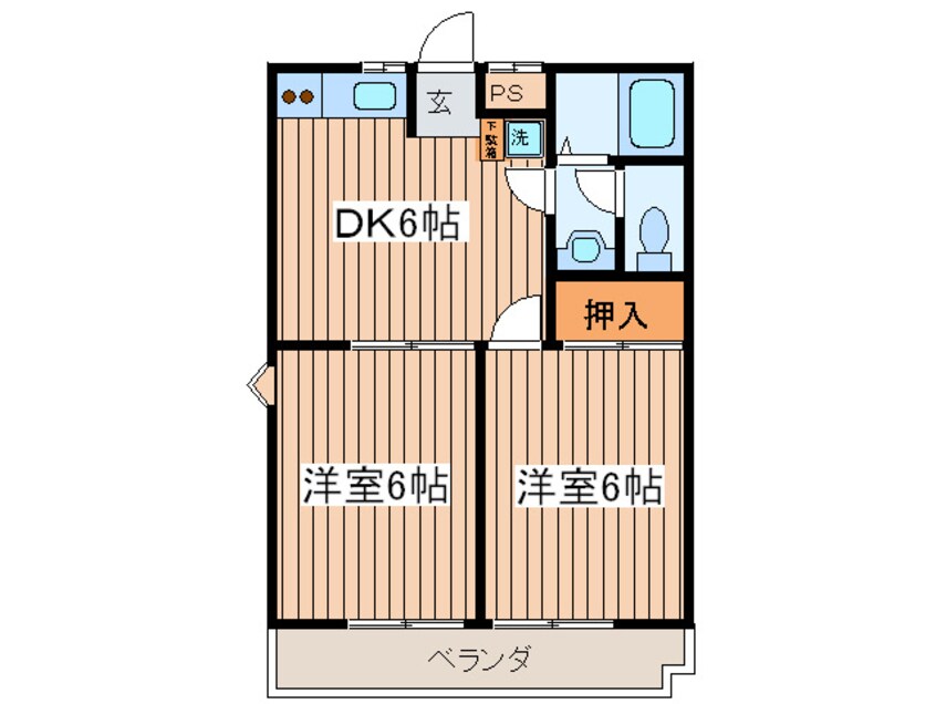 間取図 グランドール武藤