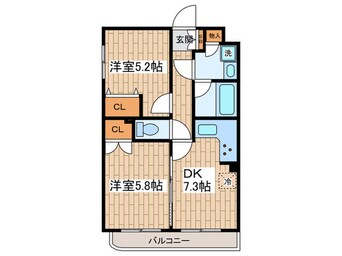 間取図 ヴェルドミール白糸台