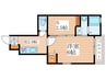 ＴＲＥＳ花小金井Ⅰ 1SKの間取り