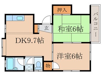 間取図 コーポ南