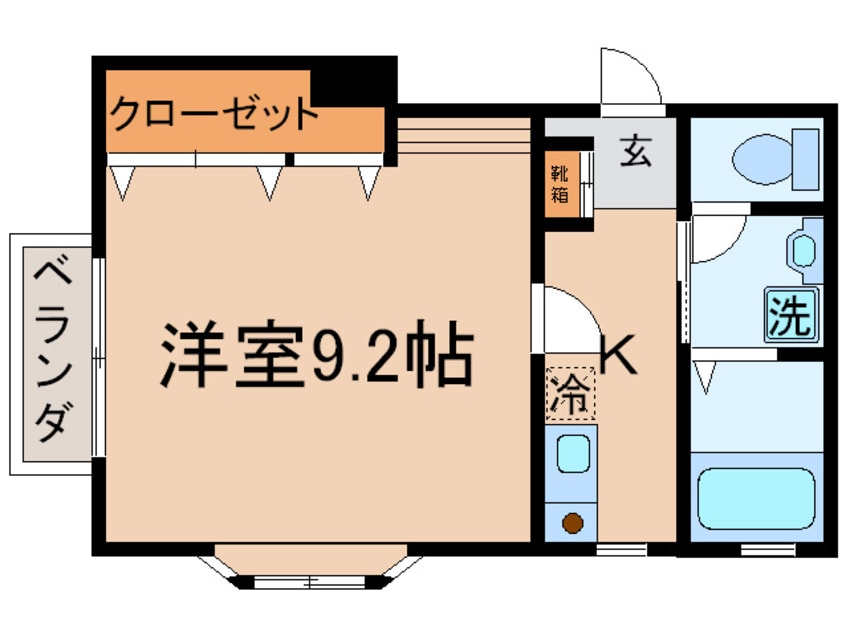 間取図 Ｒｍｓ・サブリ－ム