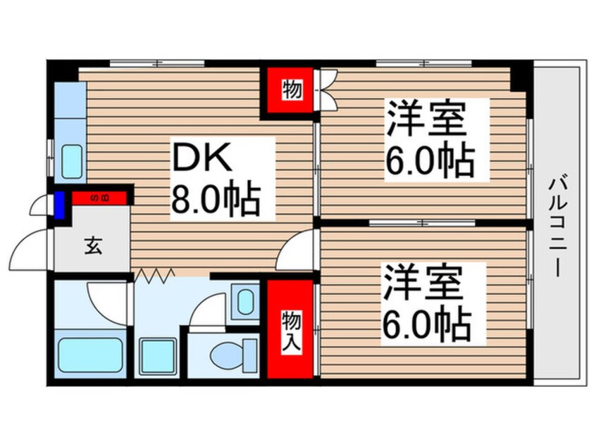 間取図 ガ－デンベル