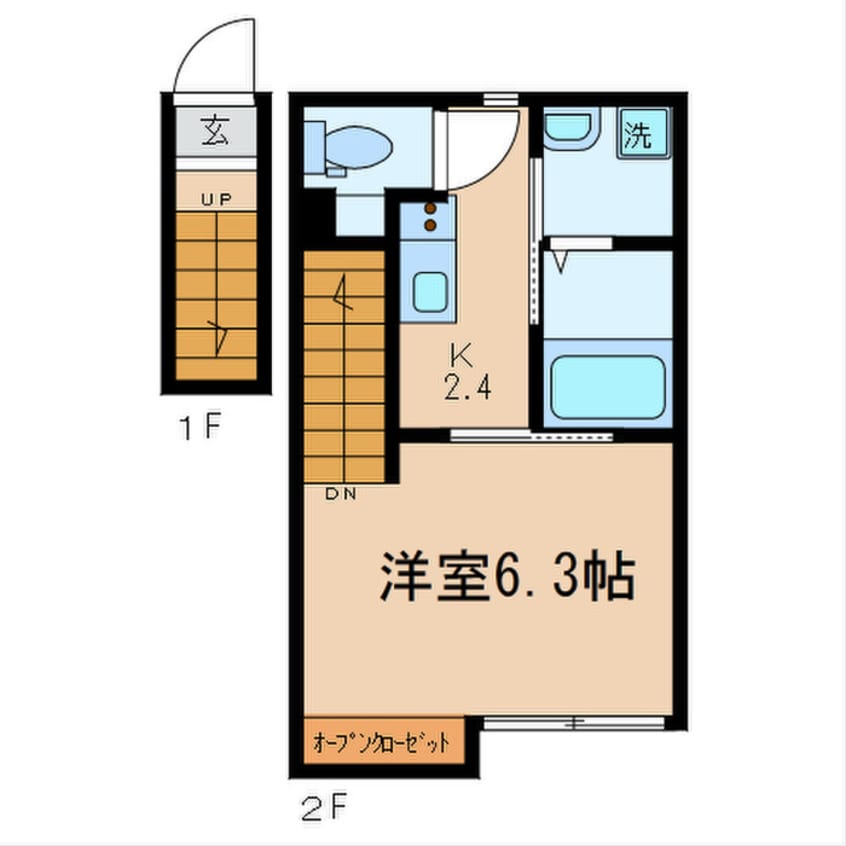間取図 プラージュ王子神谷