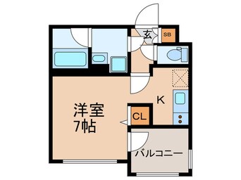 間取図 PREMIUM CUBE新宿中井