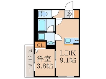 間取図 プロスタイルウェルス下井草