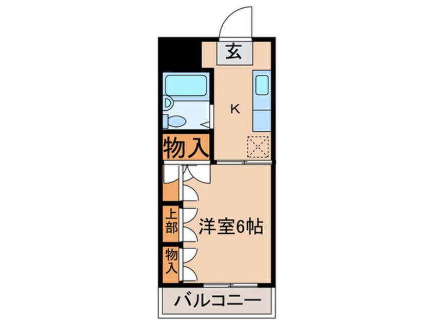 間取図 Ｋ１ビル