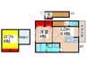 フォレストメゾン西船橋WEST 1LDKの間取り