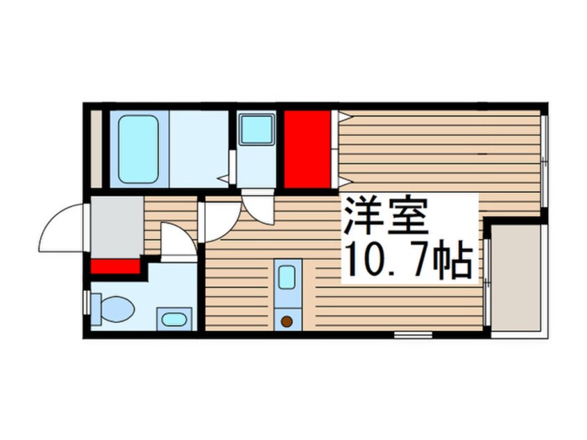 間取図 プティ　ク－ル