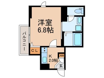 間取図 CLAIR COURT（ｸﾚｰﾙｺｰﾄ）