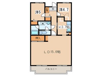 間取図 ベルドミール鶴川