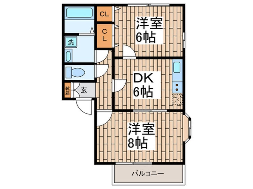 間取図 ソレイユ池上