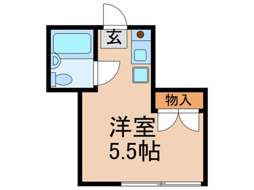 間取図 コ－ポ葉月