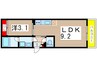 REGALEST　asterMN 1LDKの間取り