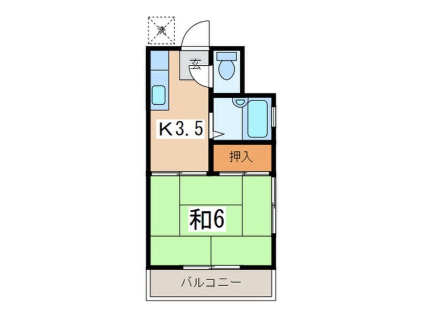 間取図 ハイツ山口