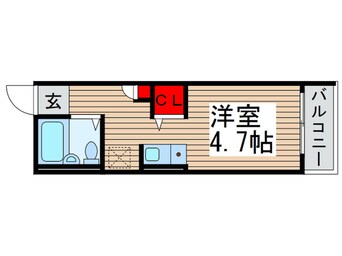 間取図 ADIK谷在家