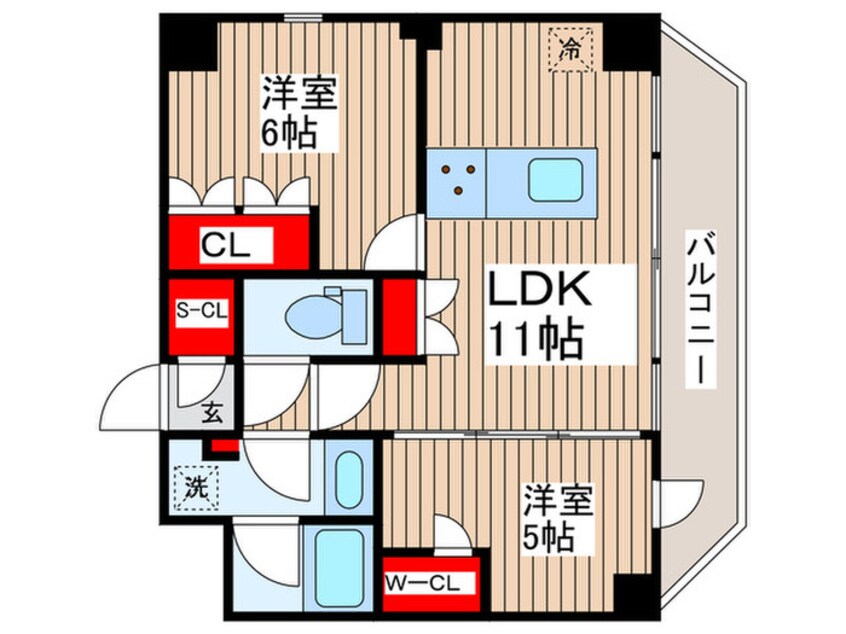 間取図 ルジェンテ・バリュ上野根岸