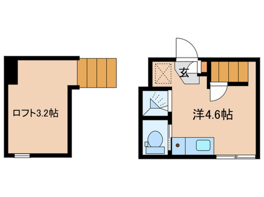 間取図 ハーモニーテラス中十条