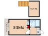 アペックスハイツ 1Rの間取り