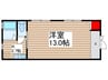 大成町テナント平屋 1Kの間取り