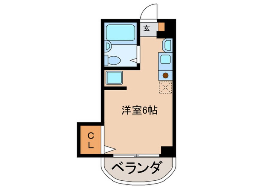 間取図 メビウス中和泉