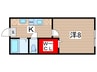Ambition本千葉 1Kの間取り