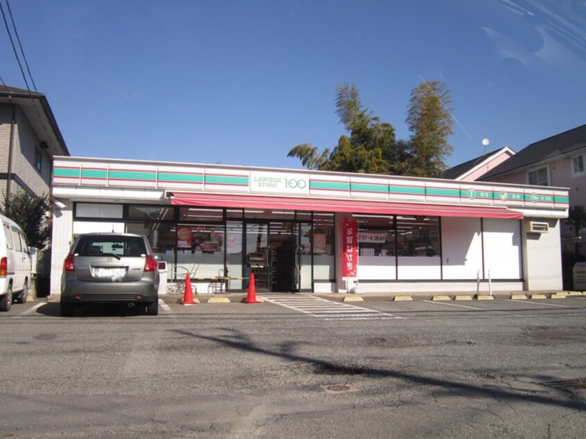 100円ローソン(コンビニ)まで395m サンアベニュ－秋葉