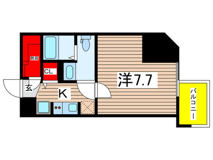 間取り図 ドゥーエ西大島Ⅲ