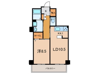 間取図 トルナーレ日本橋浜町（6F）