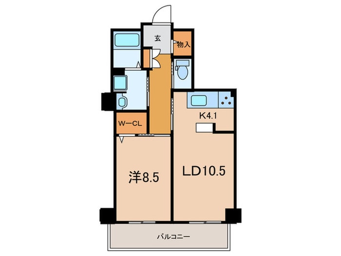 間取り図 トルナーレ日本橋浜町（6F）