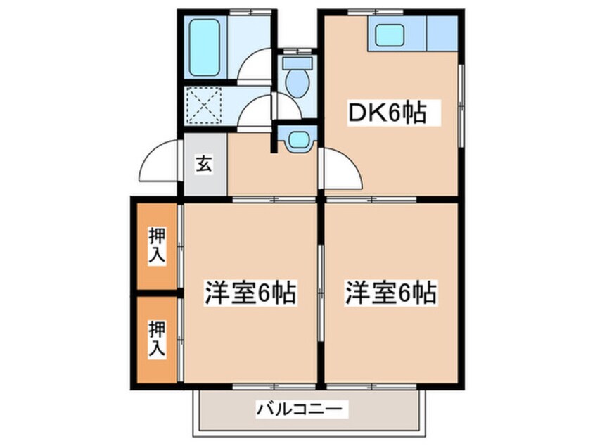 間取図 ベルビュー茅ヶ崎壱番館