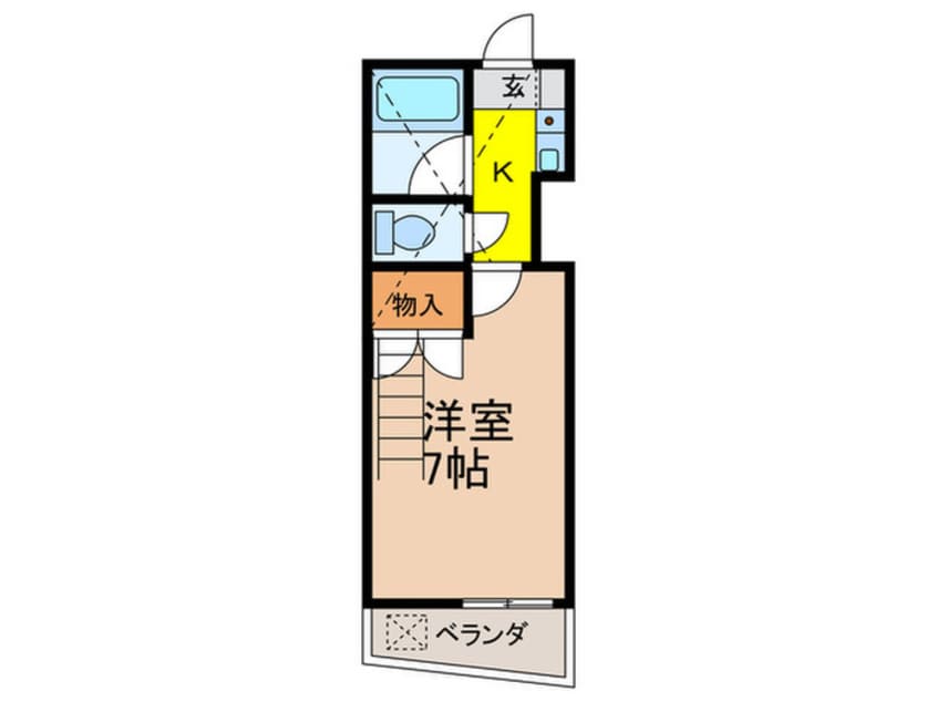 間取図 スカイコ－ト７