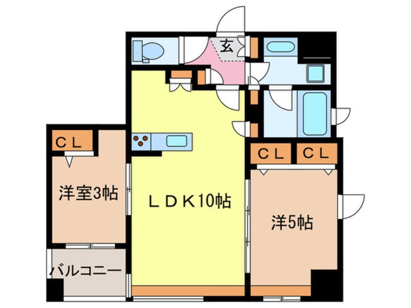 間取図 グランカーサ文京千石