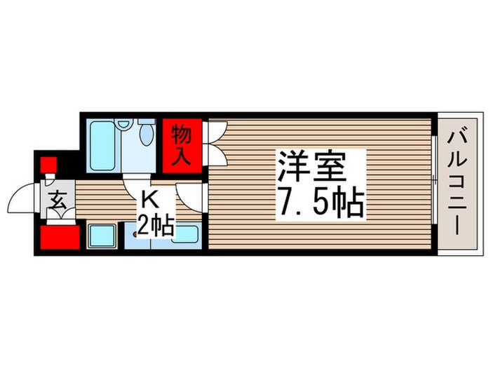 間取り図 セザ－ル清瀬中央公園(307)
