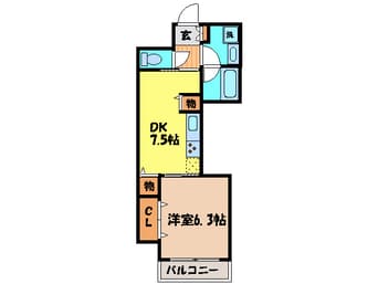 間取図 イ－ストコア曳舟一番館